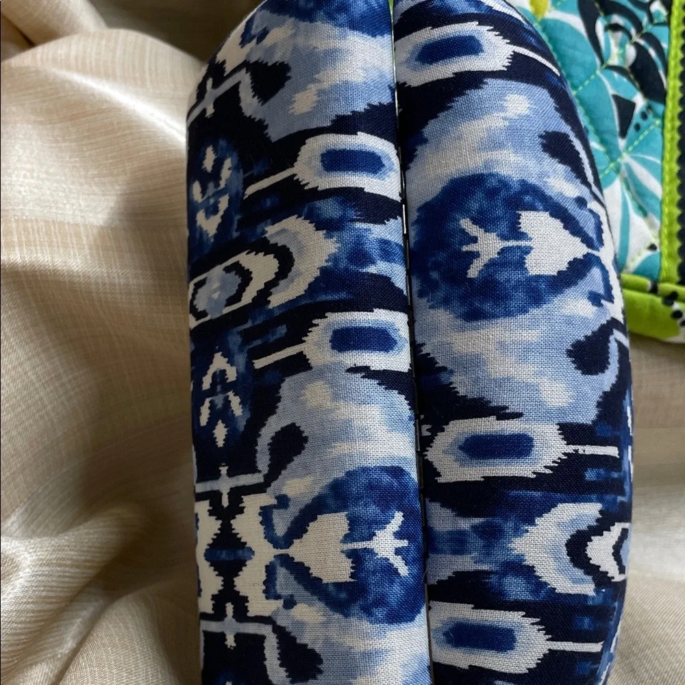 Vera Bradley Green Electronic Storage Case and Eye Glass Storage Case in Blue